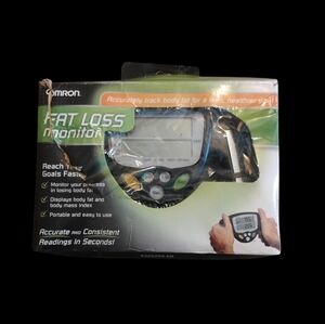 OMRON Digital Body Fat Loss Monitor with Black and Gray Accents